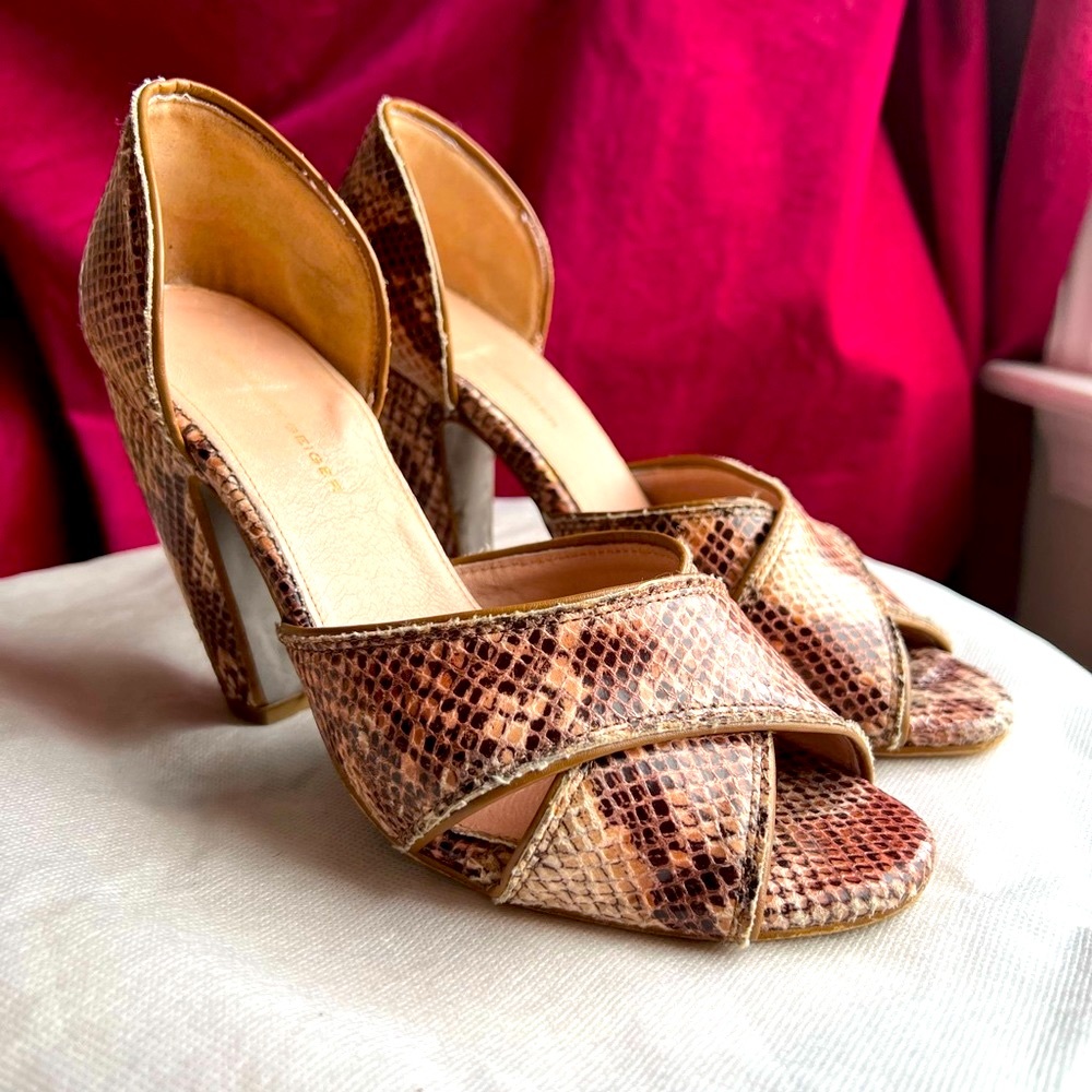 Kurt Geiger snake sandals